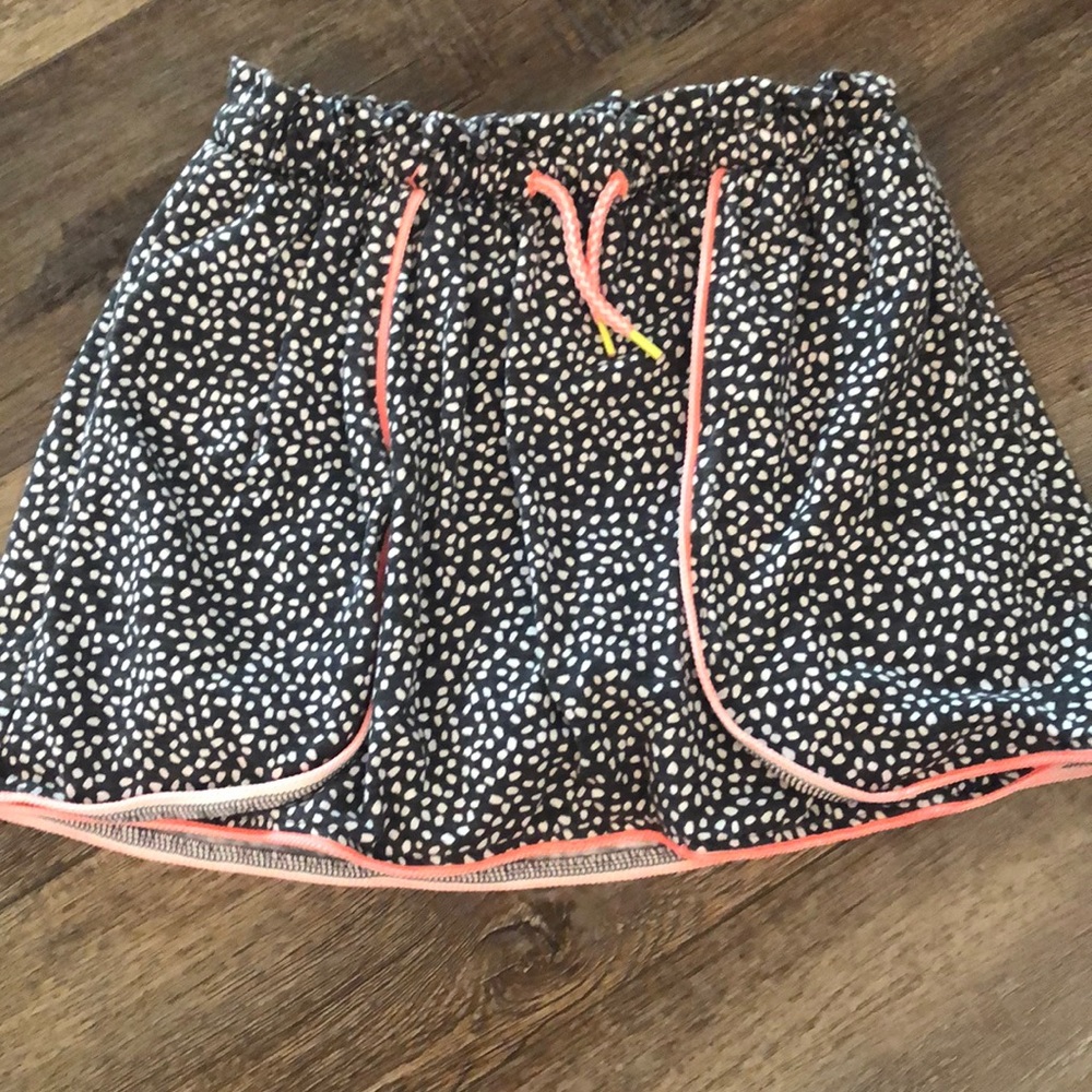 Play Skort! Grey and pink/orange